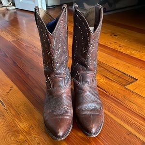 Frye Studded Brown Boots